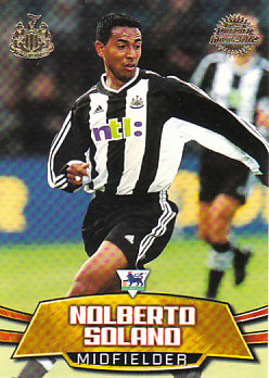 Nolberto Solano Newcastle United 2002 Topps Premier Gold #NU5